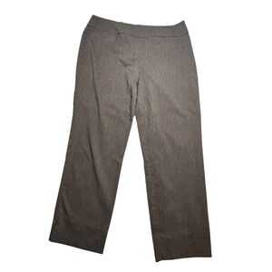 Renuar Gray Dress Pants Women 12 Straight Leg Career Workwear Classic